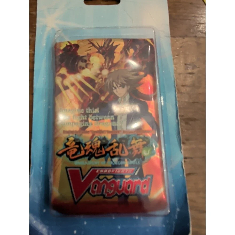 Lot (4) Cardfight Vaguard Booster Pack Blisters, Descent King & Onslaught Dragon